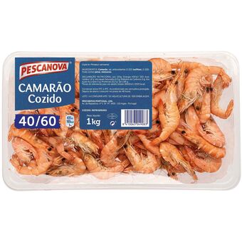 Continente Camarão cozido 40/60 fresco promoção