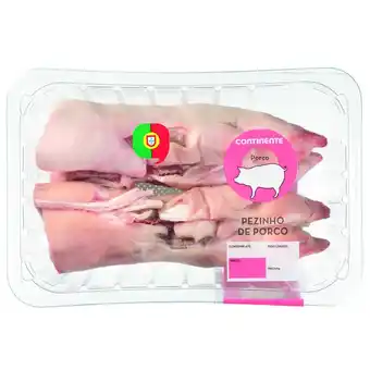 Continente Pezinhos de porco promoção