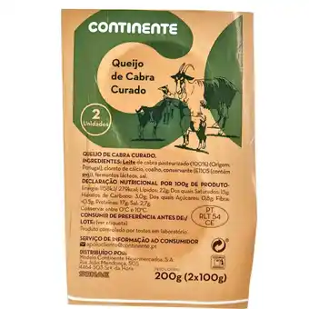 Continente Queijo de cabra promoção