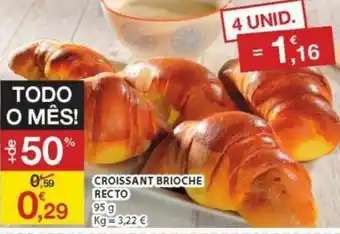 E.Leclerc Croissant Brioche Recto 95g promoção