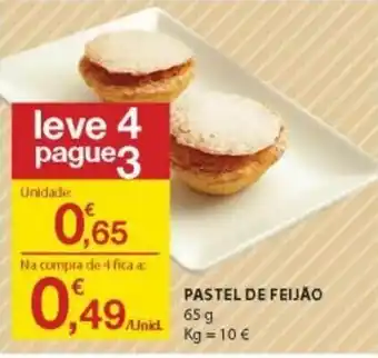 E.Leclerc Pastel de Feião 65g promoção
