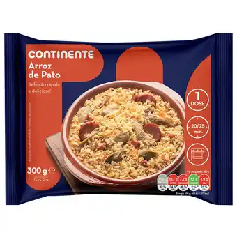 Continente Arroz de pato promoção