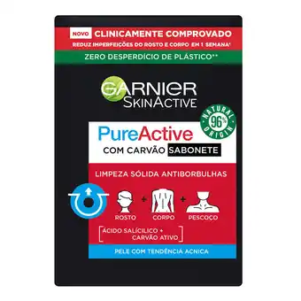 Continente Sabonete sólido pure active antiborbulhas com carvão promoção