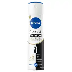 Continente Desodorizante black & white silky smooth promoção