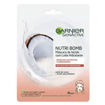 Continente Máscara facial de tecido skin active nutritiva e iluminadora promoção