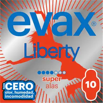 Continente Pensos higiénicos liberty super com abas promoção