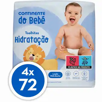 Continente Toalhitas bebé hidratação promoção
