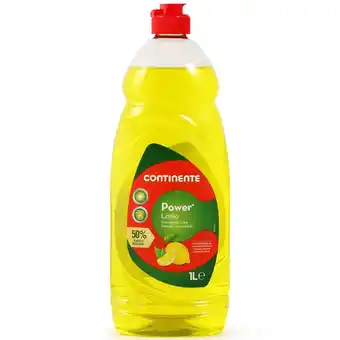 Continente Detergente manual loiça concentrado power+ limão promoção