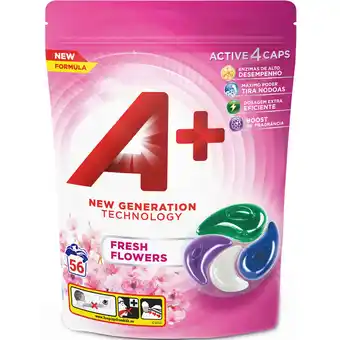 Continente Detergente máquina roupa cápsulas fresh flowers promoção