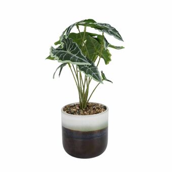 Continente Planta artifical com vaso promoção