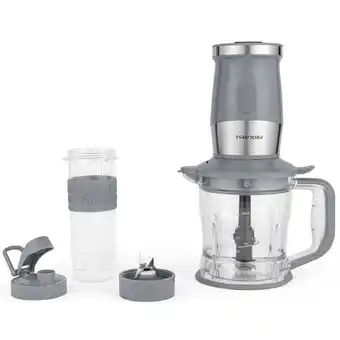 Continente Liquidificadora e picadora 2 em 1 cinza promoção