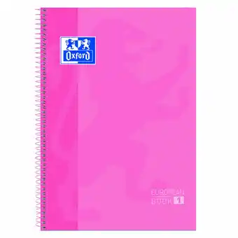 Continente Caderno espiral a4 pautado rosa promoção