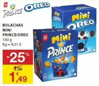 E.Leclerc Bolachas Mini Prince/Oreo 160g promoção