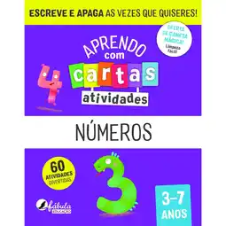 Continente Aprendo com cartas - atividades - números 3-7 anos promoção