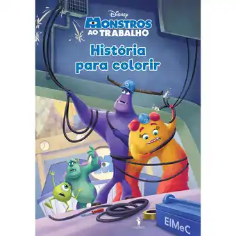Continente Monstros ao trabalho - história para colorir promoção