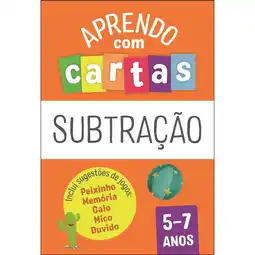 Continente Aprendo com cartas - subtração 5-7 anos promoção