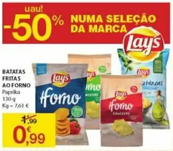 E.Leclerc Batatas Fritas ao Forno 130g promoção
