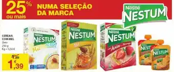 E.Leclerc Cereais com Mel Nestum 250g promoção