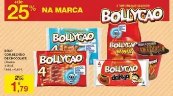 E.Leclerc Bolo com Rechelo de Chocolate 4 Unid promoção