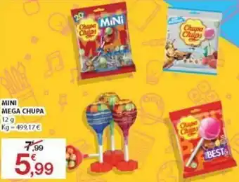 E.Leclerc Mini Mega Chupa 12g promoção