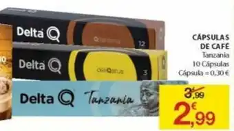 E.Leclerc Cápsulas de Cafe Delta Q 10 Cápsulas promoção