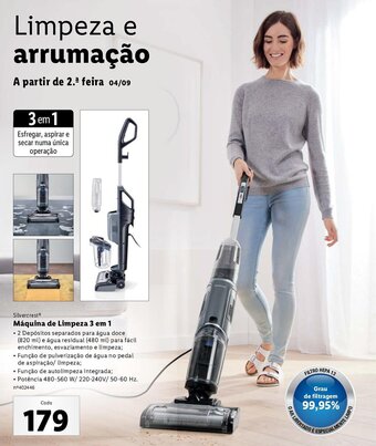 Lidl Silvercrest Máquina de Limpeza 3 em 1 promoção