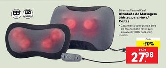 Lidl Silvercrest Personal Care Almofada de Massagem Shiatsu para Nuca/ Costas promoção