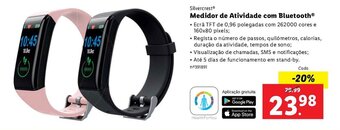 Lidl Silvercrest Medidor de Atividade com Bluetooth promoção