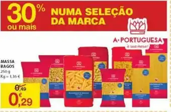 E.Leclerc Massa Bagos 250g promoção