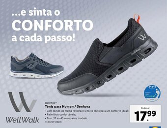 Lidl Well Walk Ténis para Homem/ Senhora promoção