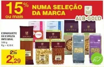 E.Leclerc Esparguete de Espelta Integral 500g promoção