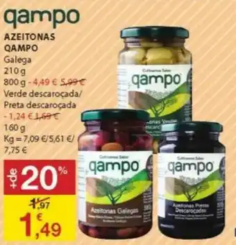 E.Leclerc Azeitonas Qampo Galega 210g promoção