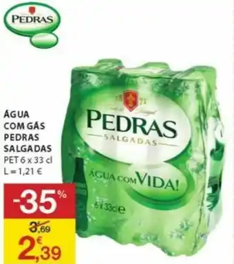 Água com Gás Pedras Salgadas 6 x 33cl
