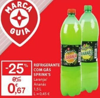 E.Leclerc Refrigerante com Gás Sprink's 1,5L promoção