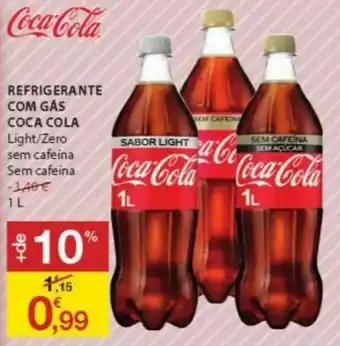 E.Leclerc Refrigerante com Gás Coca-Cola 1L promoção