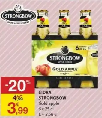 E.Leclerc Sidra Strogbow 6 x 25cl promoção
