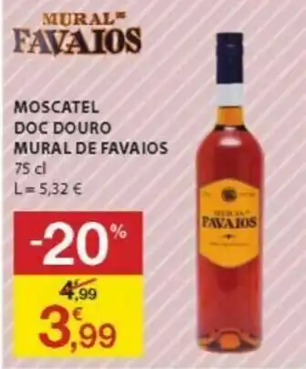 E.Leclerc Moscatel DOC DOuro Mural de Favaios 75cl promoção