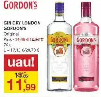 E.Leclerc Gin Dry London Gordon's 70cl promoção