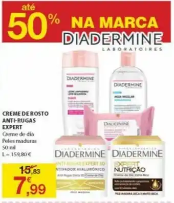 E.Leclerc Creme de Rosto Anti-Rugas Expert 50ml promoção