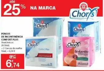E.Leclerc Pensos de Incontinência Confort Plus 20 Unid promoção