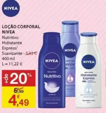 E.Leclerc Loção Corporal Nivea 400ml promoção