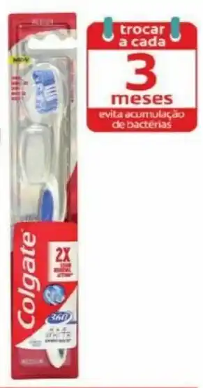 E.Leclerc Escova de Dentes 360° Expert White Colgate promoção