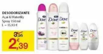 E.Leclerc Desodorizante Spray 150ml promoção