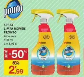 E.Leclerc Spray Limpa Móveis Pronto 500ml promoção