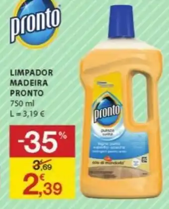 E.Leclerc Limpador Madeira Pronto 750ml promoção