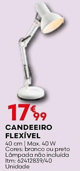 CANDEEIRO FLEXÍVEL 40cm