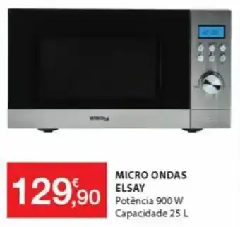 E.Leclerc Micro Ondas Elsay 900W promoção