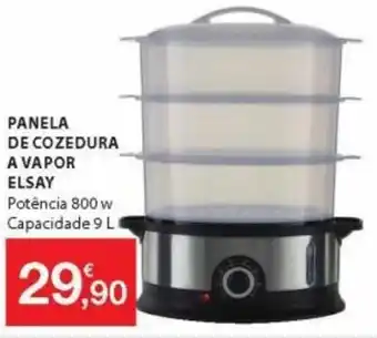E.Leclerc Panela de Cozedura A Vapor Elsay 800W promoção