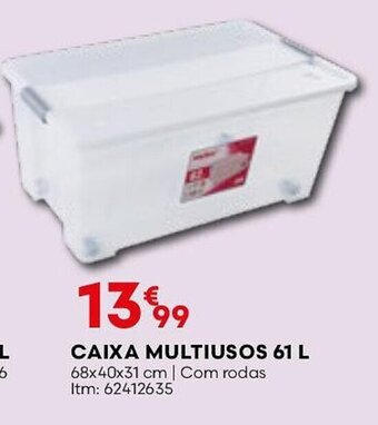 Bricomarché CAIXA MULTIUSOS 61 L 68x40x31 cm promoção