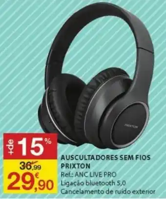 E.Leclerc Auscultadores sem Fios Prixton promoção